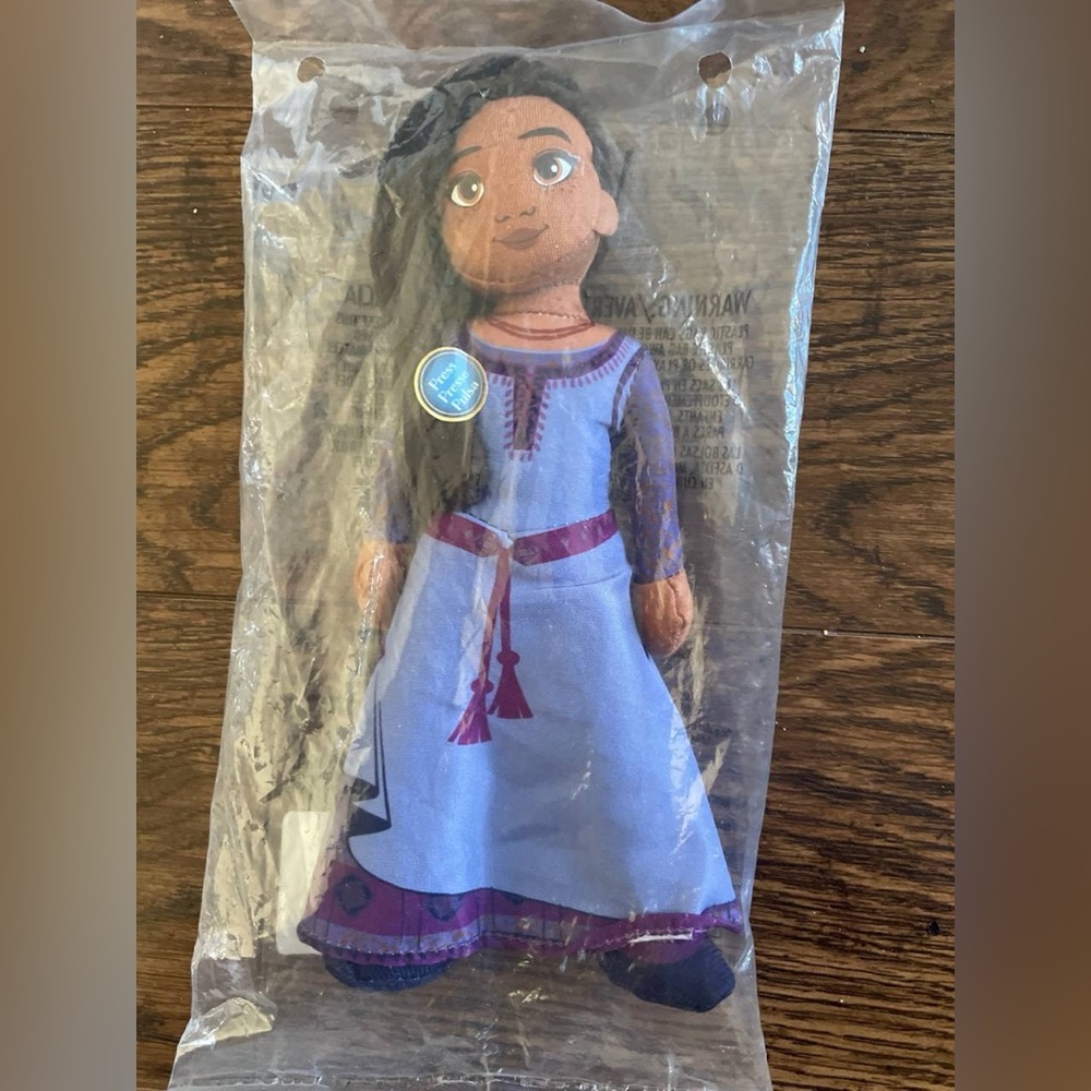 Disney Official Asha Plush Toy Doll